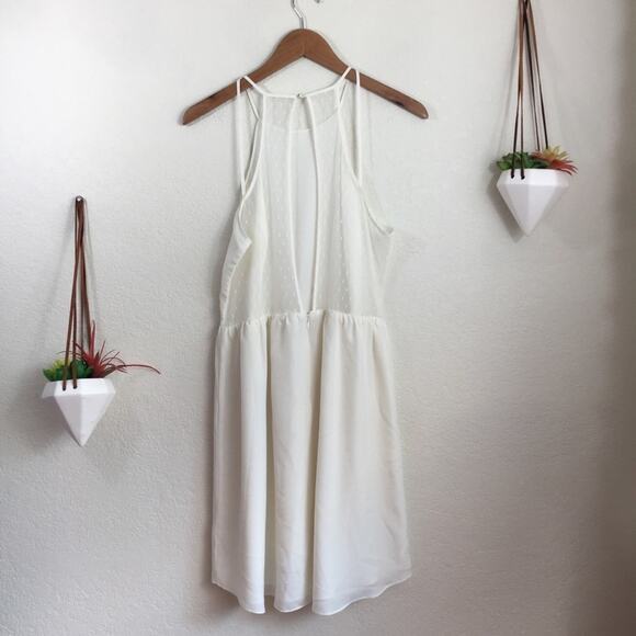 BCBGENERATION ivory mesh illusion dress - Picture 4 of 7